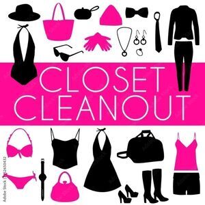 I HAPPILY  PARTICIPATE IN CLOSET CLEAN OUT!